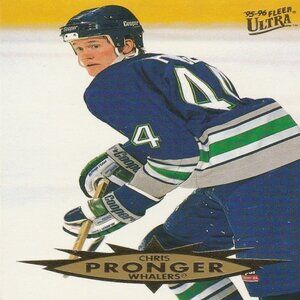 Chris Pronger - 1995 Fleer Corp Hockey Card
